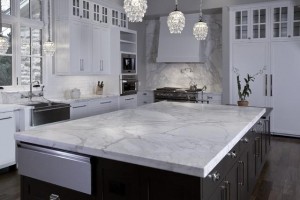Granite kitchen island    